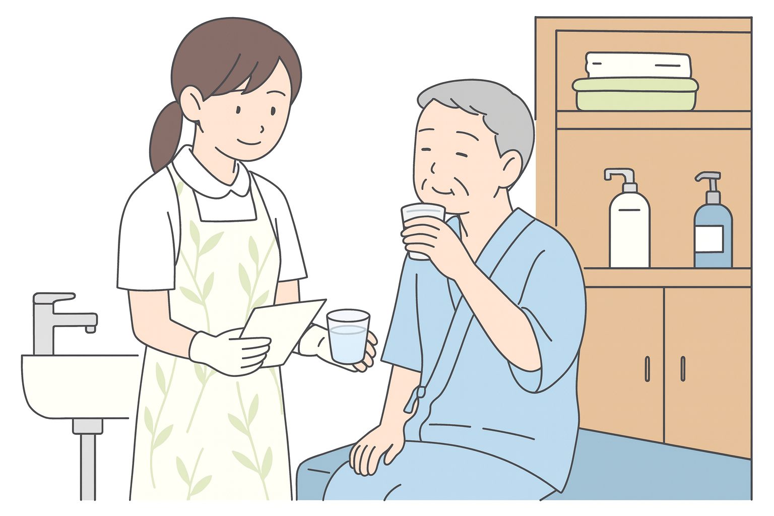 下剤の服用